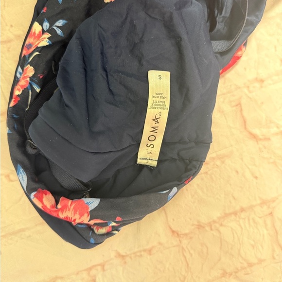 Soma embraceable reversible Floral Print Women's Bralette - Picture 4 of 5